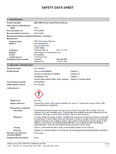 Safety Data Sheet